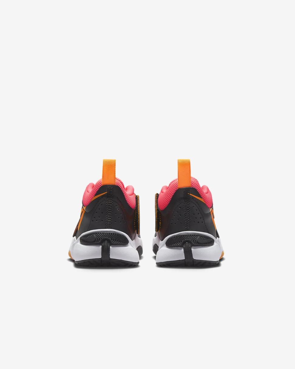 Nike Team Hustle D 11 Black/Vivid Orange/White/Hot Punch | Kids Nike First Day Kicks