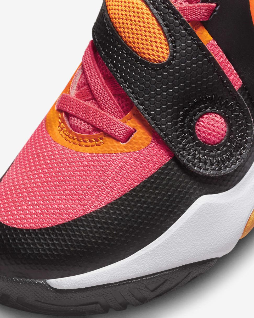 Nike Team Hustle D 11 Black/Vivid Orange/White/Hot Punch | Kids Nike First Day Kicks