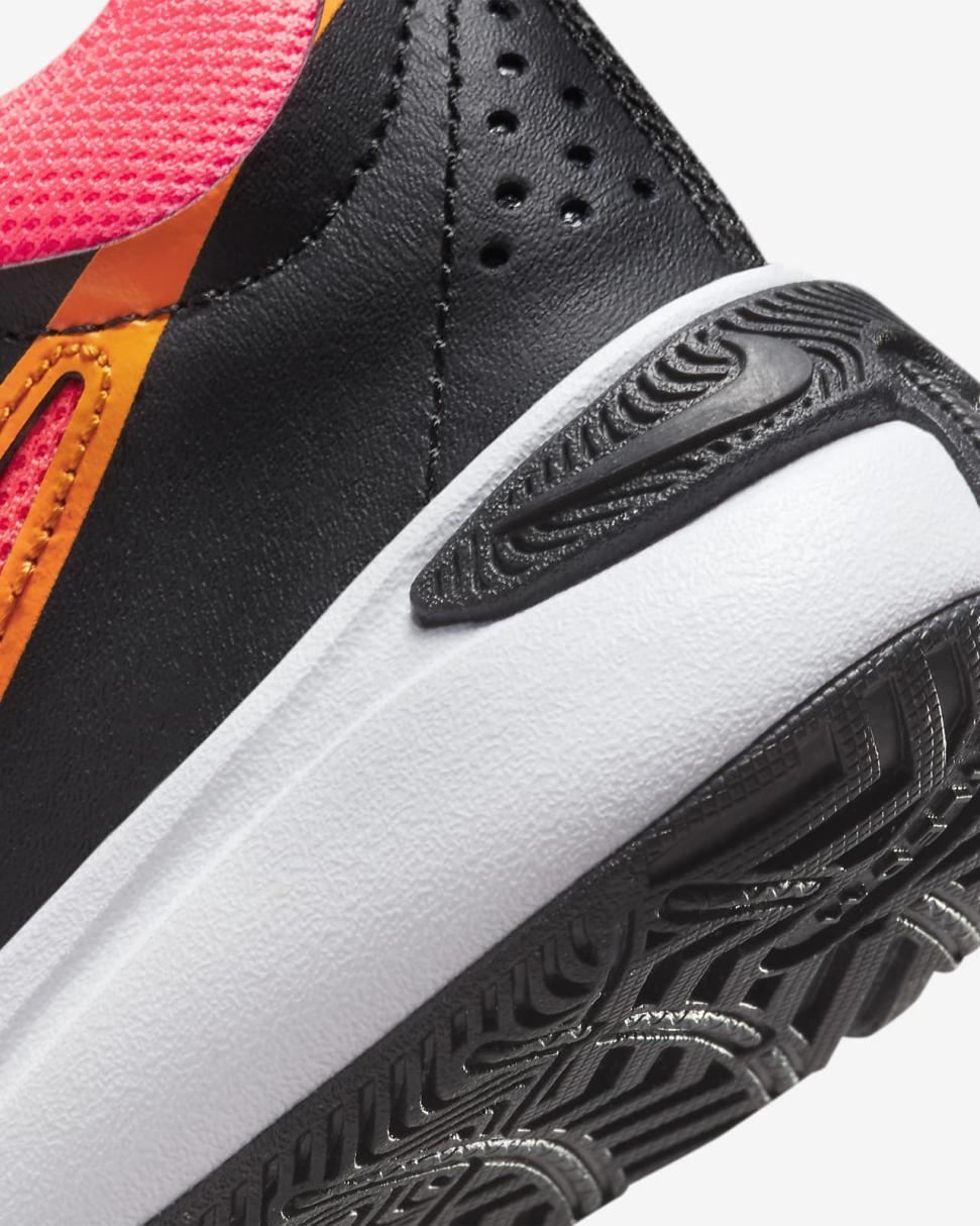 Nike Team Hustle D 11 Black/Vivid Orange/White/Hot Punch | Kids Nike First Day Kicks