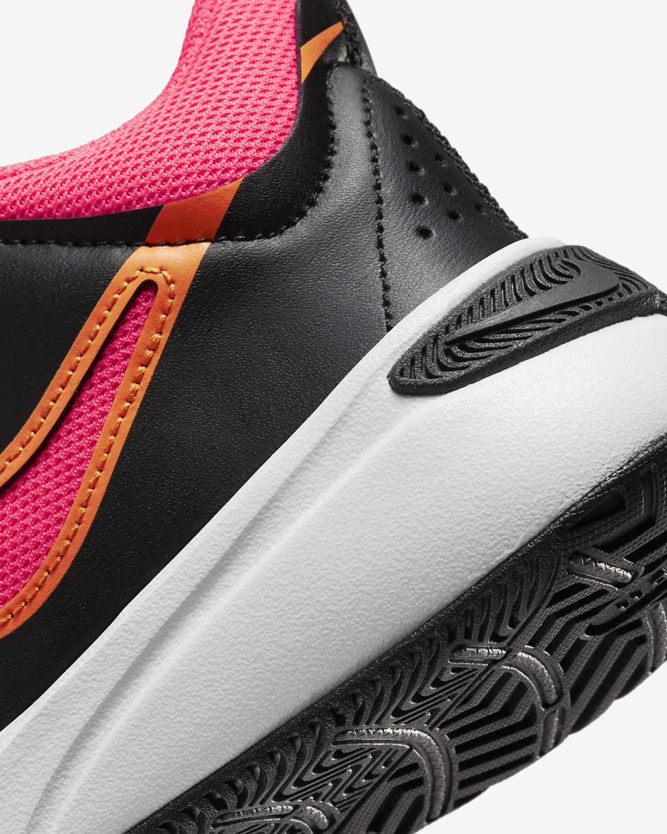 Nike Team Hustle D 11 Black/Vivid Orange/White/Hot Punch | Kids Nike First Day Kicks