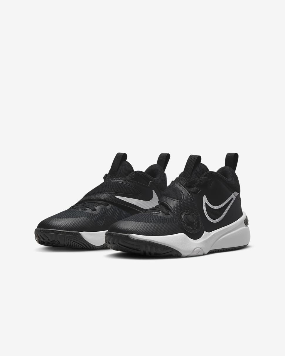 Nike Team Hustle D 11 Black/White | Kids Nike First Day Kicks