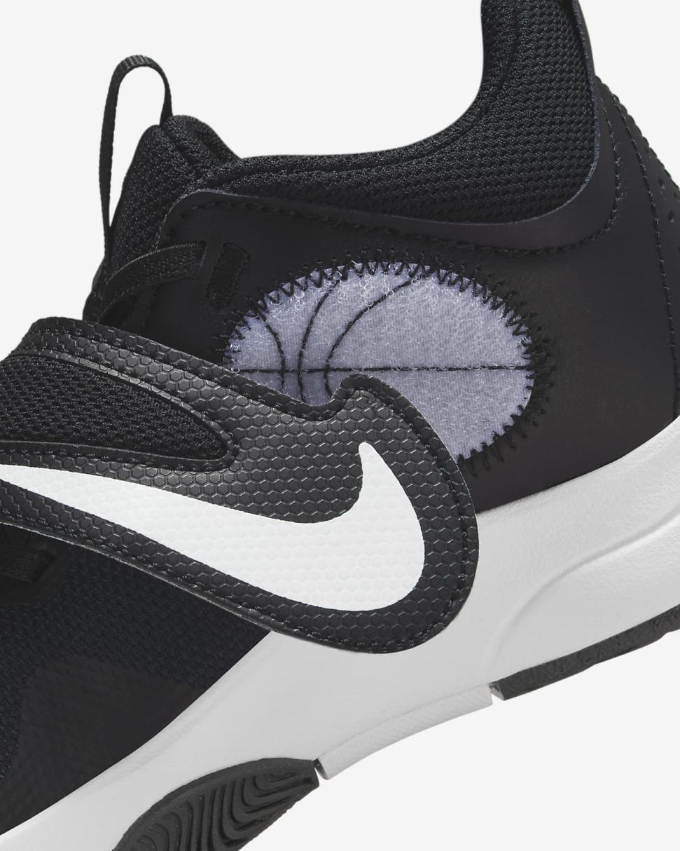 Nike Team Hustle D 11 Black/White | Kids Nike First Day Kicks