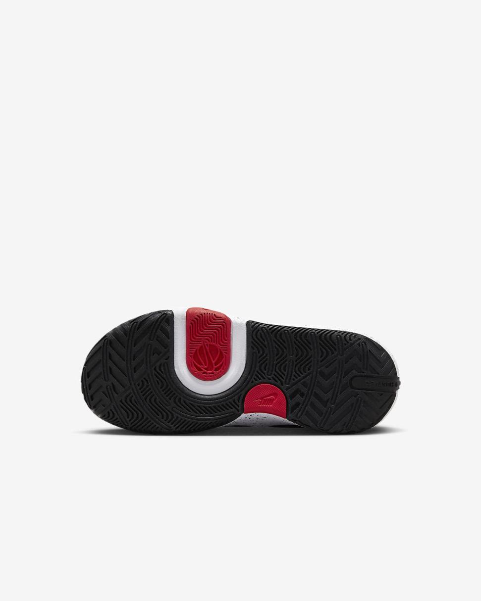 Nike Team Hustle D 11 Black/White/University Red | Kids Nike First Day Kicks
