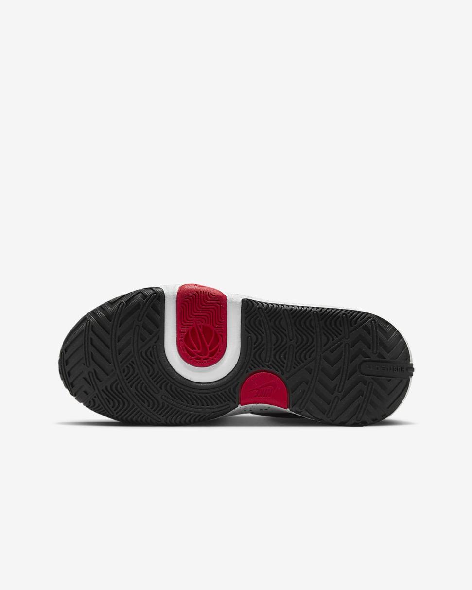 Nike Team Hustle D 11 Black/White/University Red | Kids Nike First Day Kicks