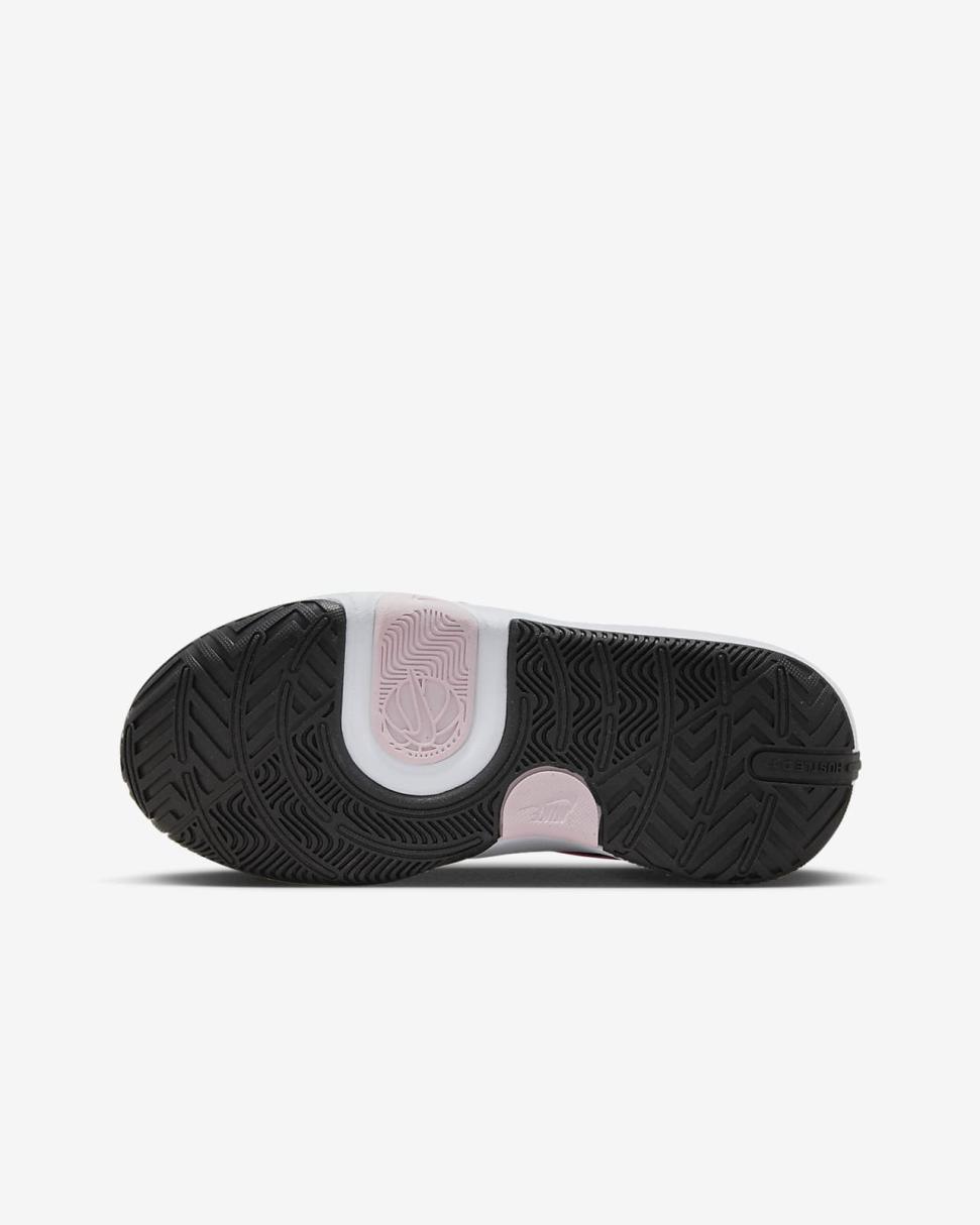 Nike Team Hustle D 11 Pink Foam/White/Black/Summit White | Kids Nike First Day Kicks