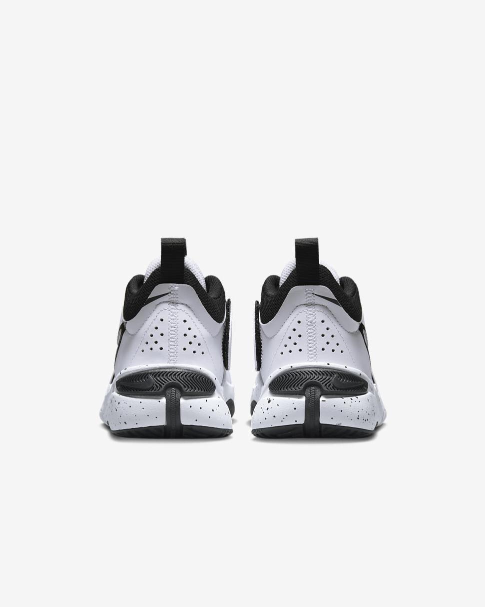 Nike Team Hustle D 11 White/Black | Kids Nike First Day Kicks