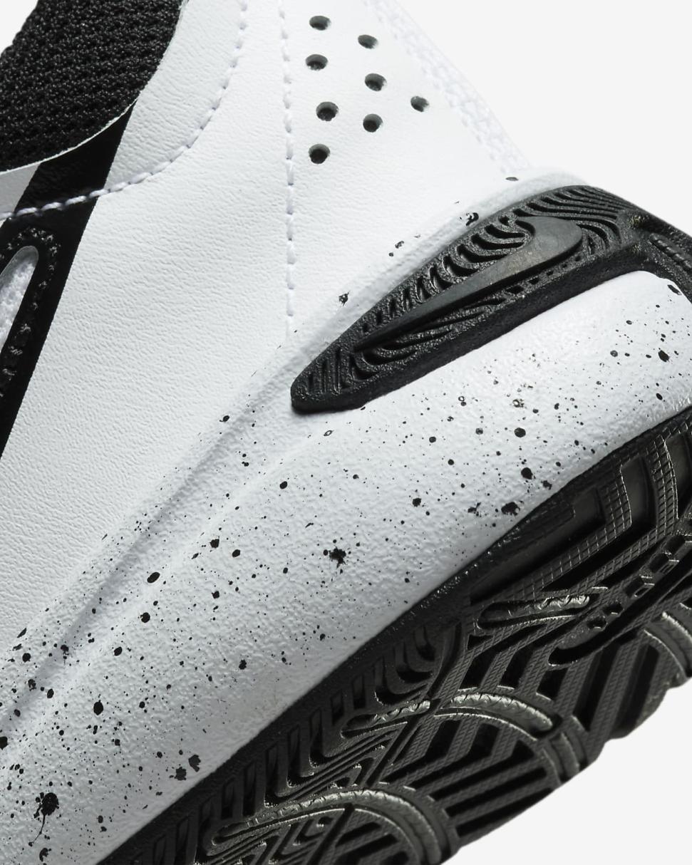 Nike Team Hustle D 11 White/Black | Kids Nike First Day Kicks