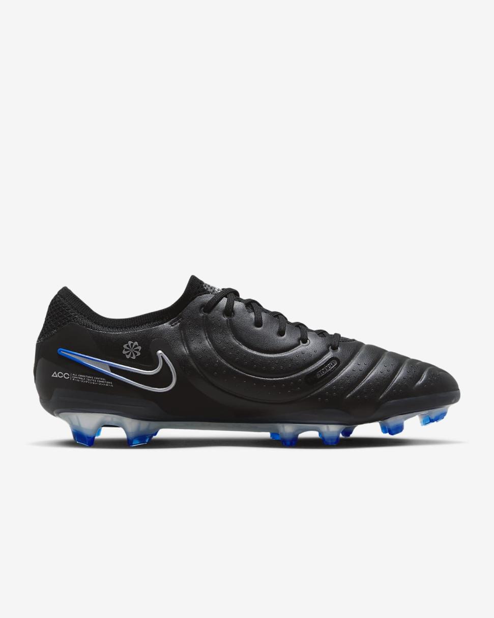 Nike Tiempo Legend 10 Elite Black/Hyper Royal/Chrome | Mens Nike Soccer