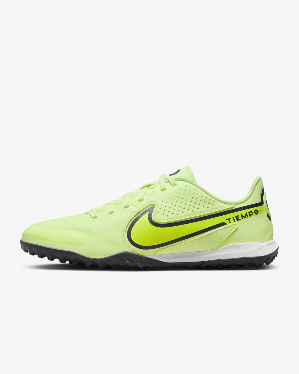 Nike Tiempo Legend 9 Academy TF Barely Volt/Summit White/Volt | Mens Nike Soccer