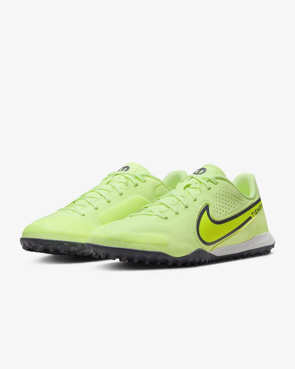 Nike Tiempo Legend 9 Academy TF Barely Volt/Summit White/Volt | Mens Nike Soccer