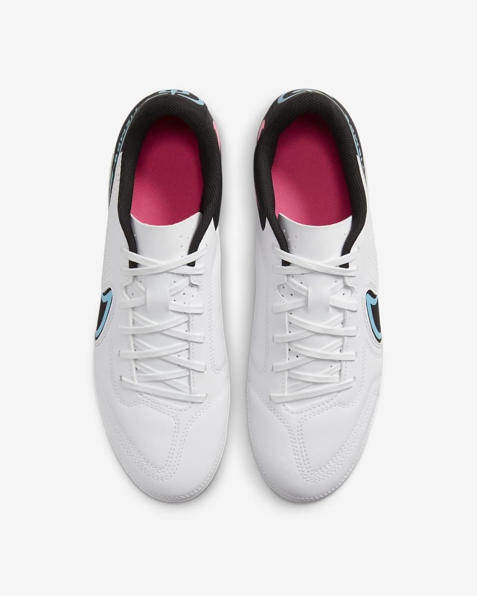 Nike Tiempo Legend 9 Club MG White/Baltic Blue/Pink Blast/Black | Mens Nike Soccer