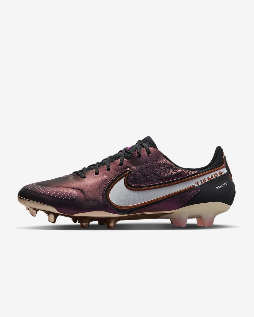 Nike Tiempo Legend 9 Elite FG Space Purple/Off Noir/Pink Blast/White | Mens Nike Soccer