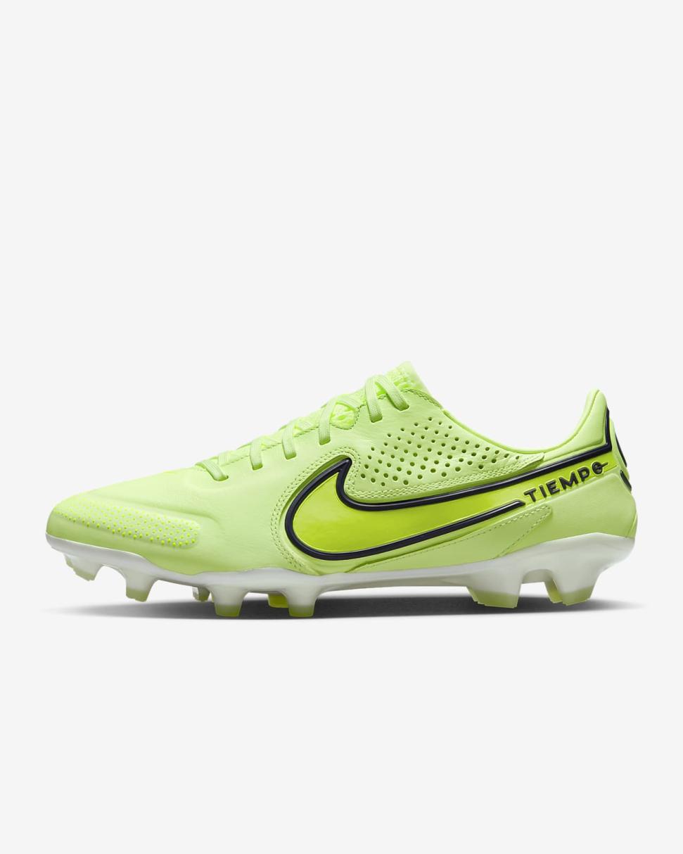 Nike Tiempo Legend 9 Pro FG Barely Volt/Summit White/Volt | Mens Nike Soccer