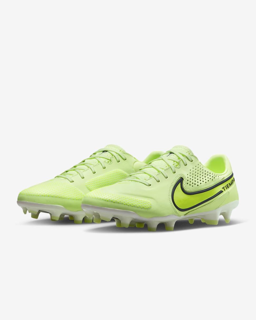 Nike Tiempo Legend 9 Pro FG Barely Volt/Summit White/Volt | Mens Nike Soccer