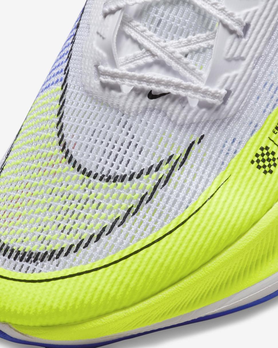 Nike Vaporfly 2 White/Volt/Racer Blue/Black | Womens Nike Running