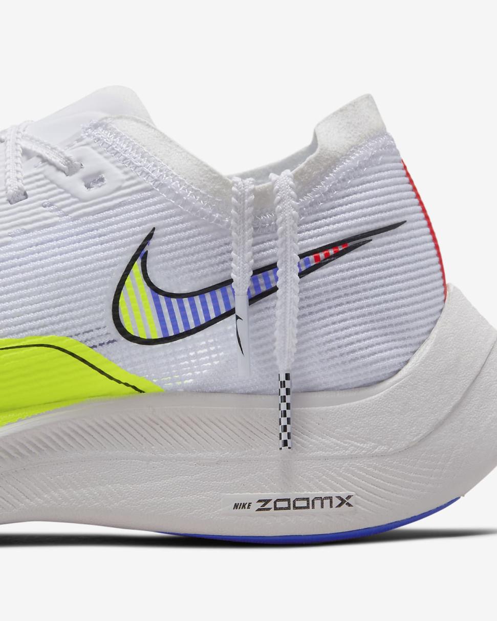 Nike Vaporfly 2 White/Volt/Racer Blue/Black | Womens Nike Running
