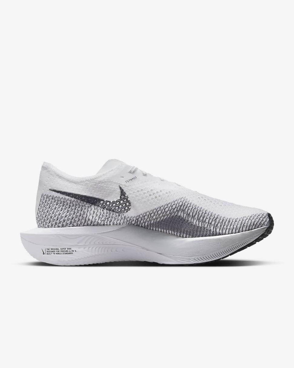 Nike Vaporfly 3 White/Particle Grey/Metallic Silver/Dark Smoke Grey | Mens Nike Running