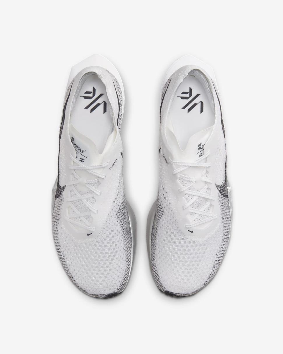 Nike Vaporfly 3 White/Particle Grey/Metallic Silver/Dark Smoke Grey | Mens Nike Running