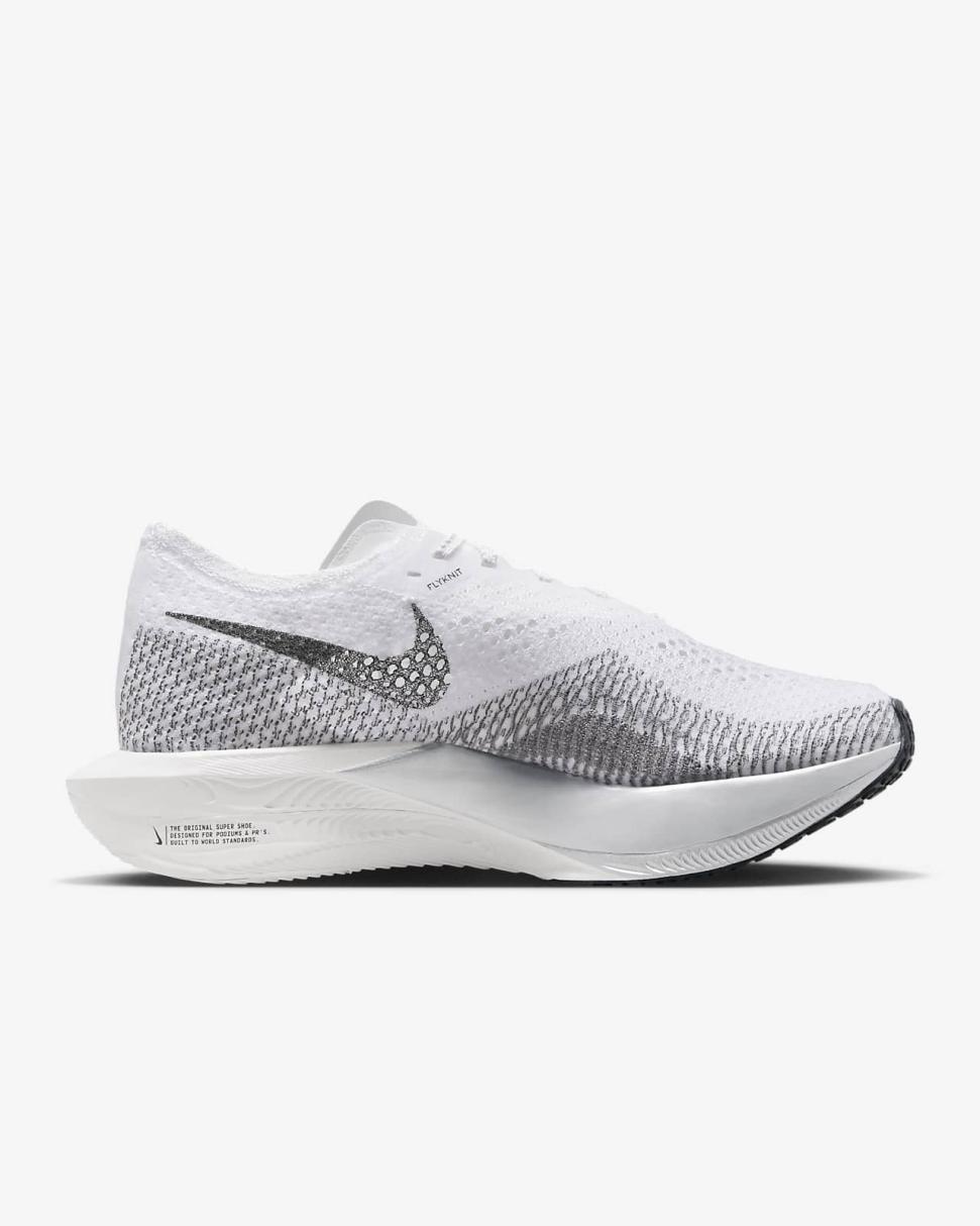 Nike Vaporfly 3 White/Particle Grey/Metallic Silver/Dark Smoke Grey | Womens Nike Running