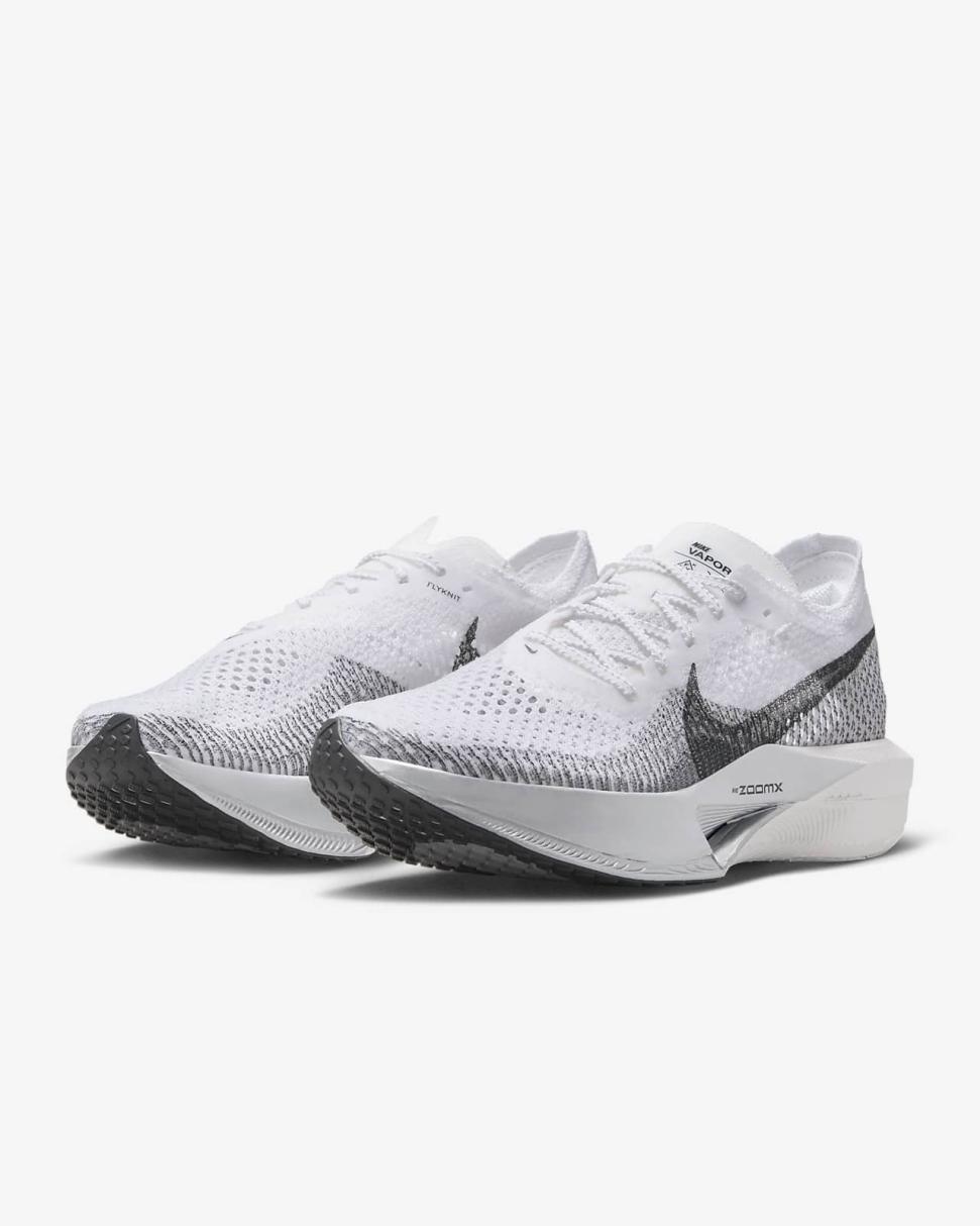 Nike Vaporfly 3 White/Particle Grey/Metallic Silver/Dark Smoke Grey | Womens Nike Running