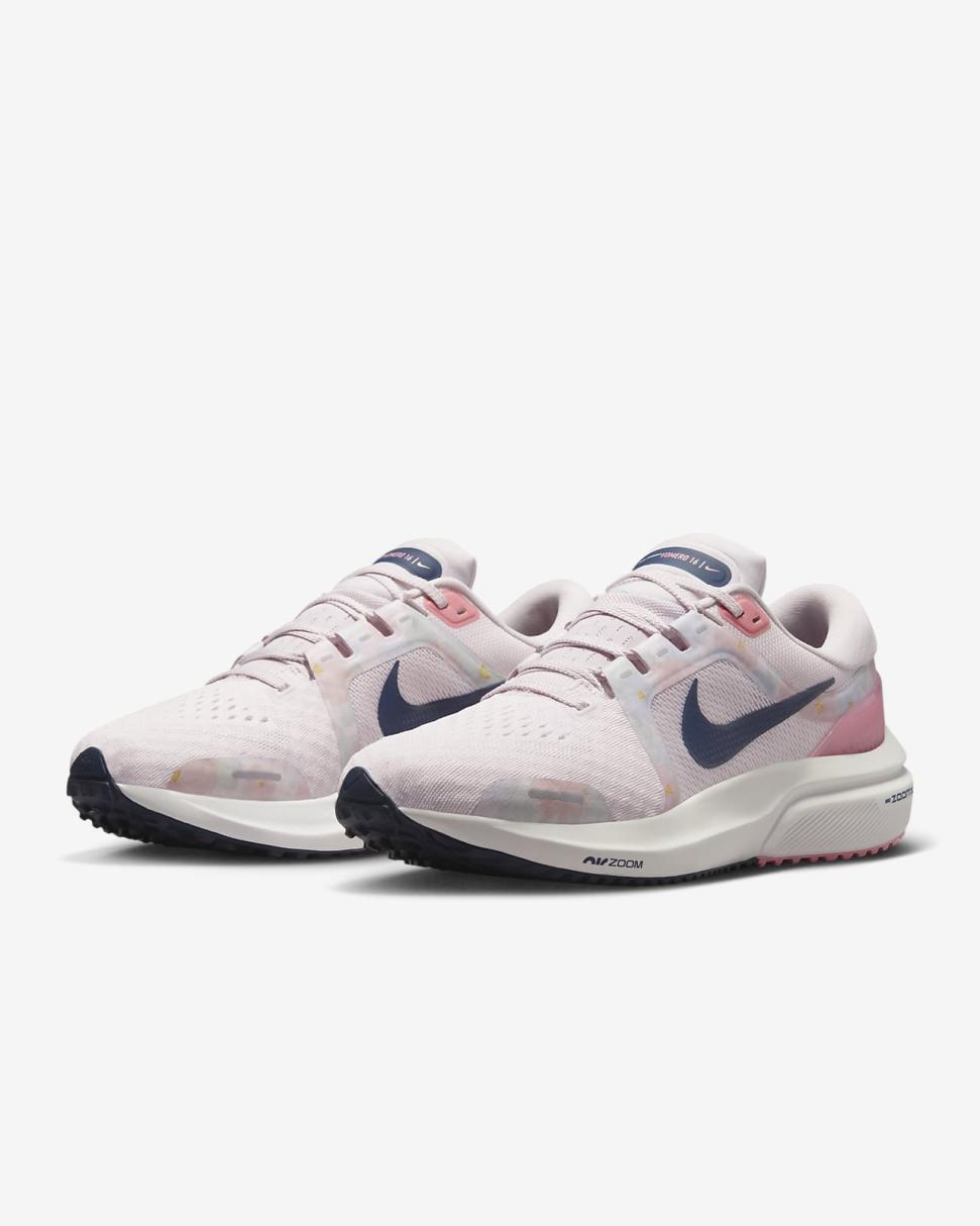 Nike Vomero 16 Premium Pearl Pink/White/Coral Chalk/Midnight Navy | Womens Nike Running