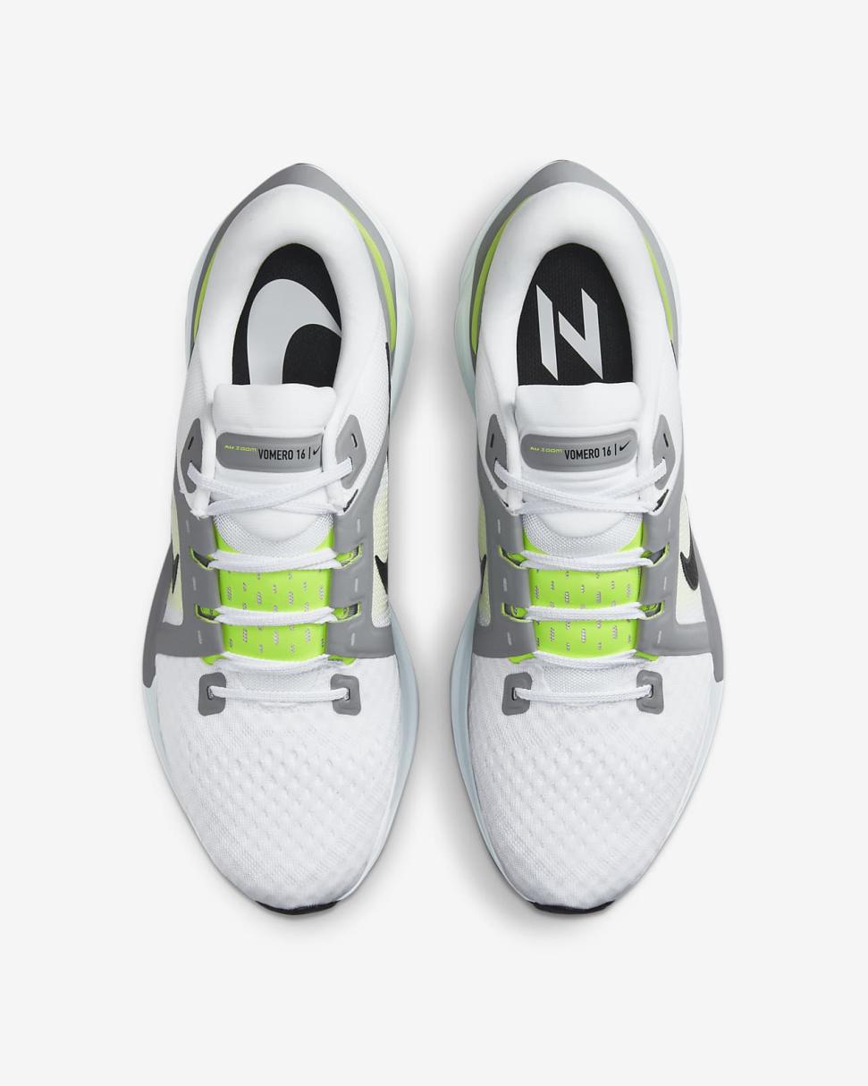 Nike Vomero 16 White/Volt/Particle Grey/Black | Mens Nike Running