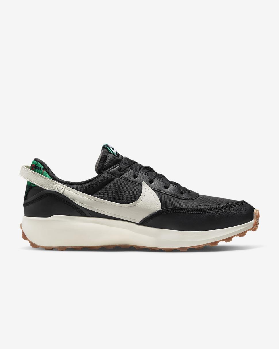 Nike Waffle Debut Premium Black/Black/University Red/Pale Ivory | Mens Nike Lifestyle
