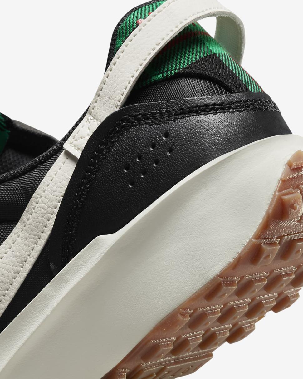 Nike Waffle Debut Premium Black/Black/University Red/Pale Ivory | Mens Nike Lifestyle