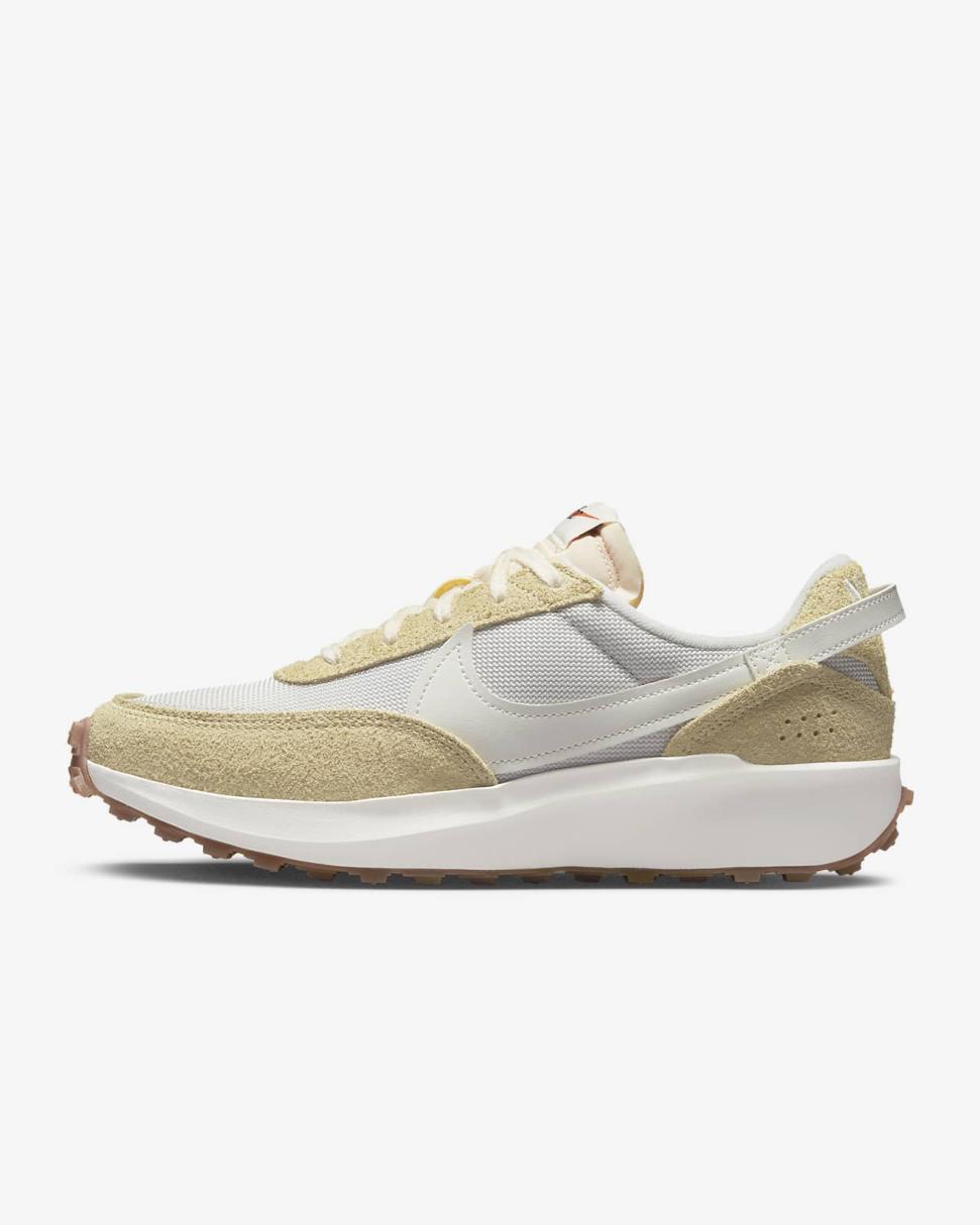 Nike Waffle Debut Vintage Light Bone/Team Gold/Gum Medium Brown/Sail | Womens Nike Lifestyle