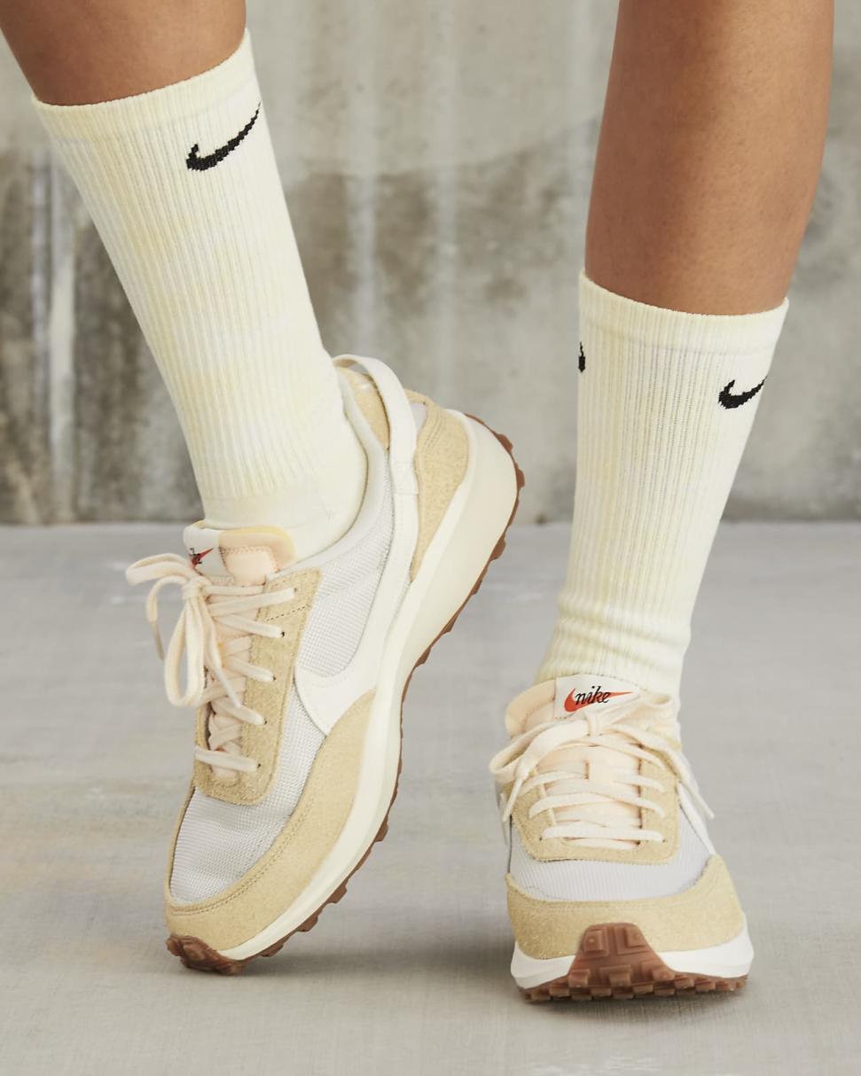 Nike Waffle Debut Vintage Light Bone/Team Gold/Gum Medium Brown/Sail | Womens Nike Lifestyle