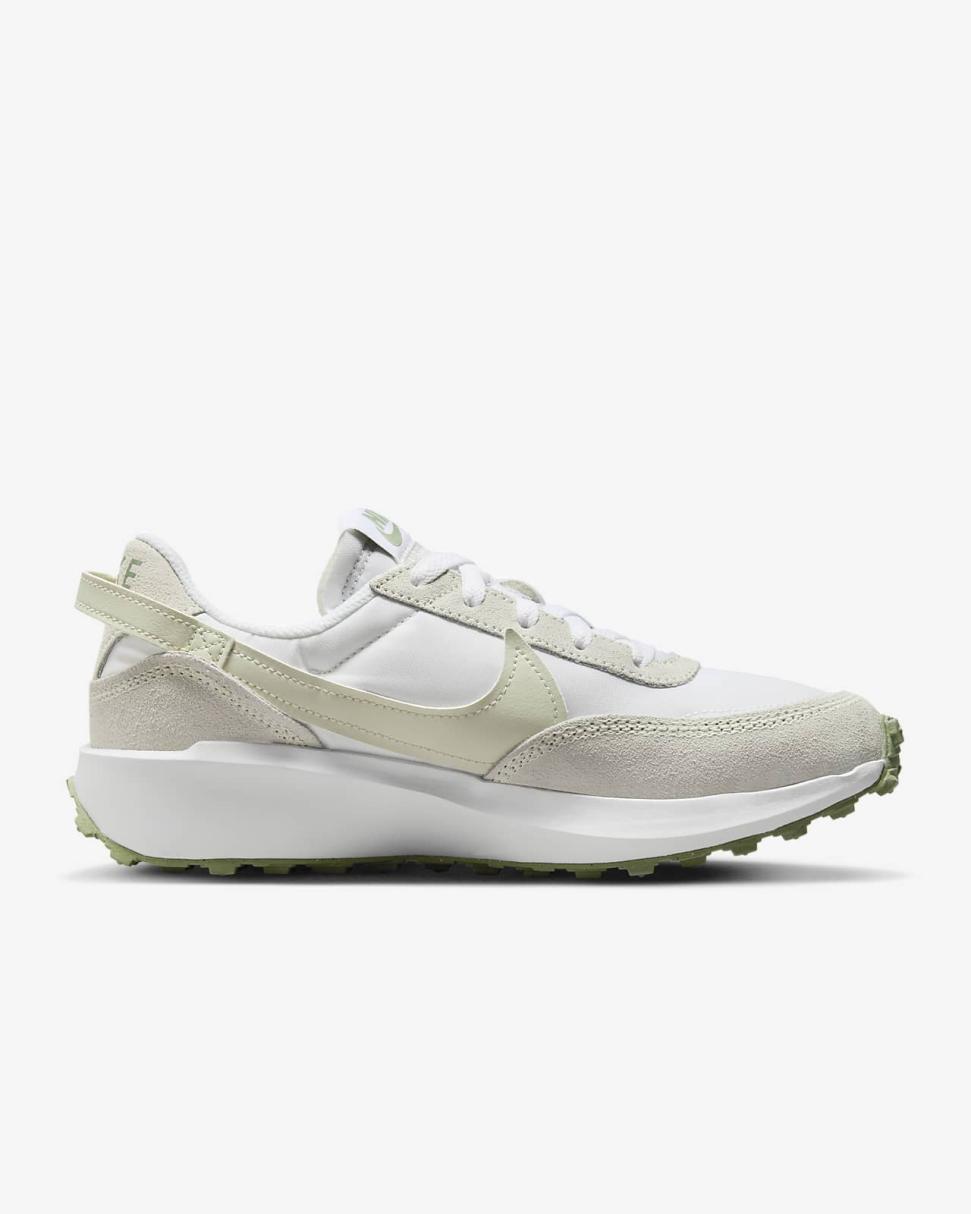 Nike Waffle Debut White/Oil Green/Sea Glass | Womens Nike Lifestyle