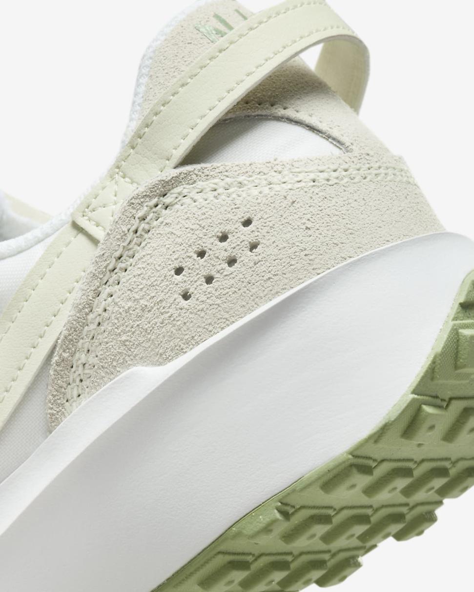 Nike Waffle Debut White/Oil Green/Sea Glass | Womens Nike Lifestyle