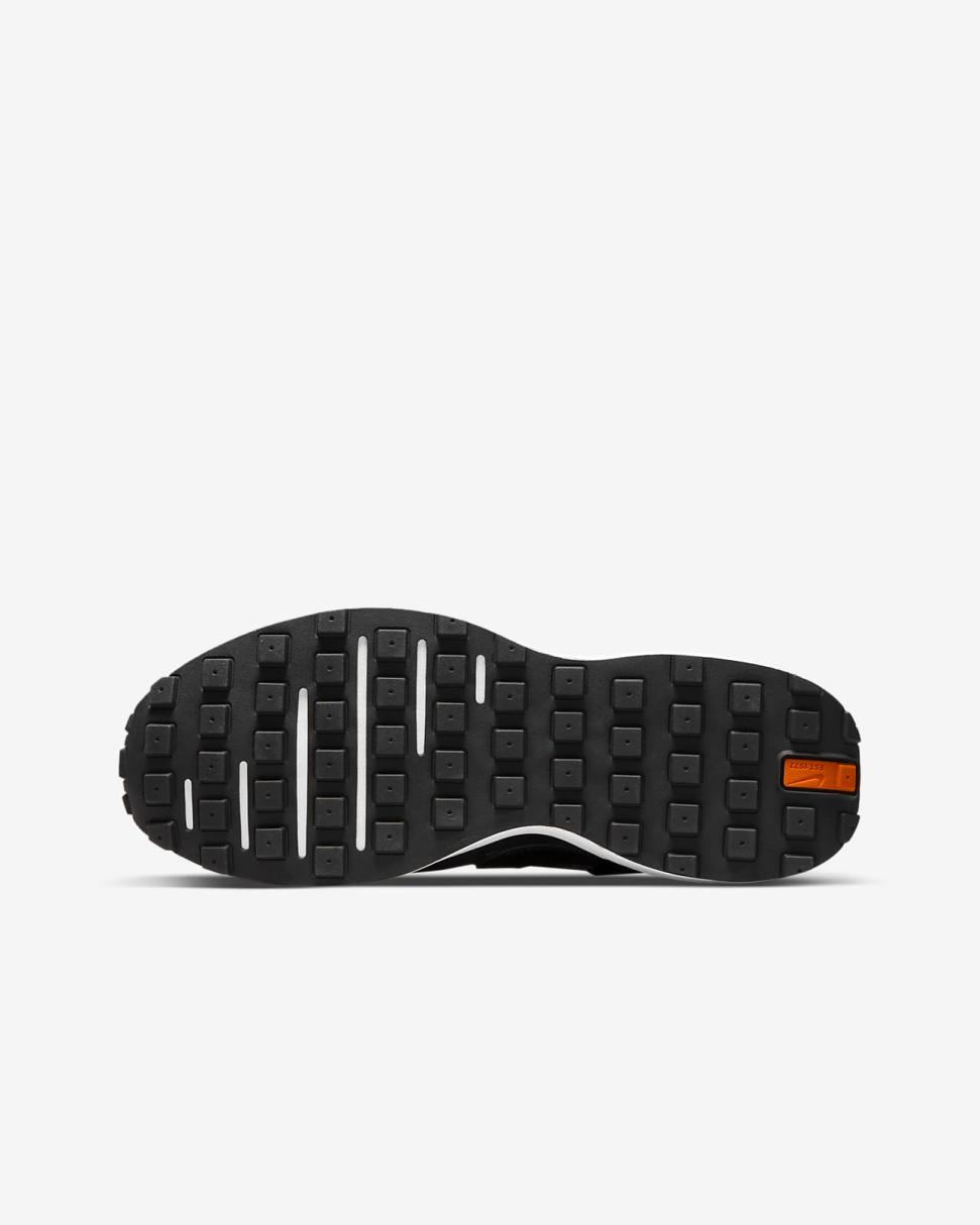 Nike Waffle One Black/White/Orange/Black | Kids Nike First Day Kicks