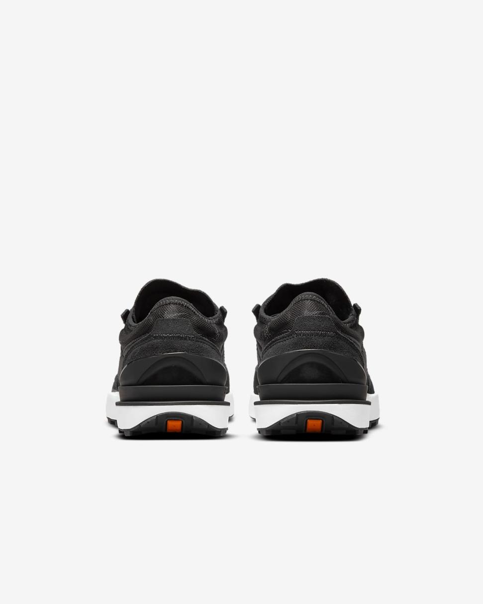 Nike Waffle One Black/White/Orange/Black | Kids Nike First Day Kicks