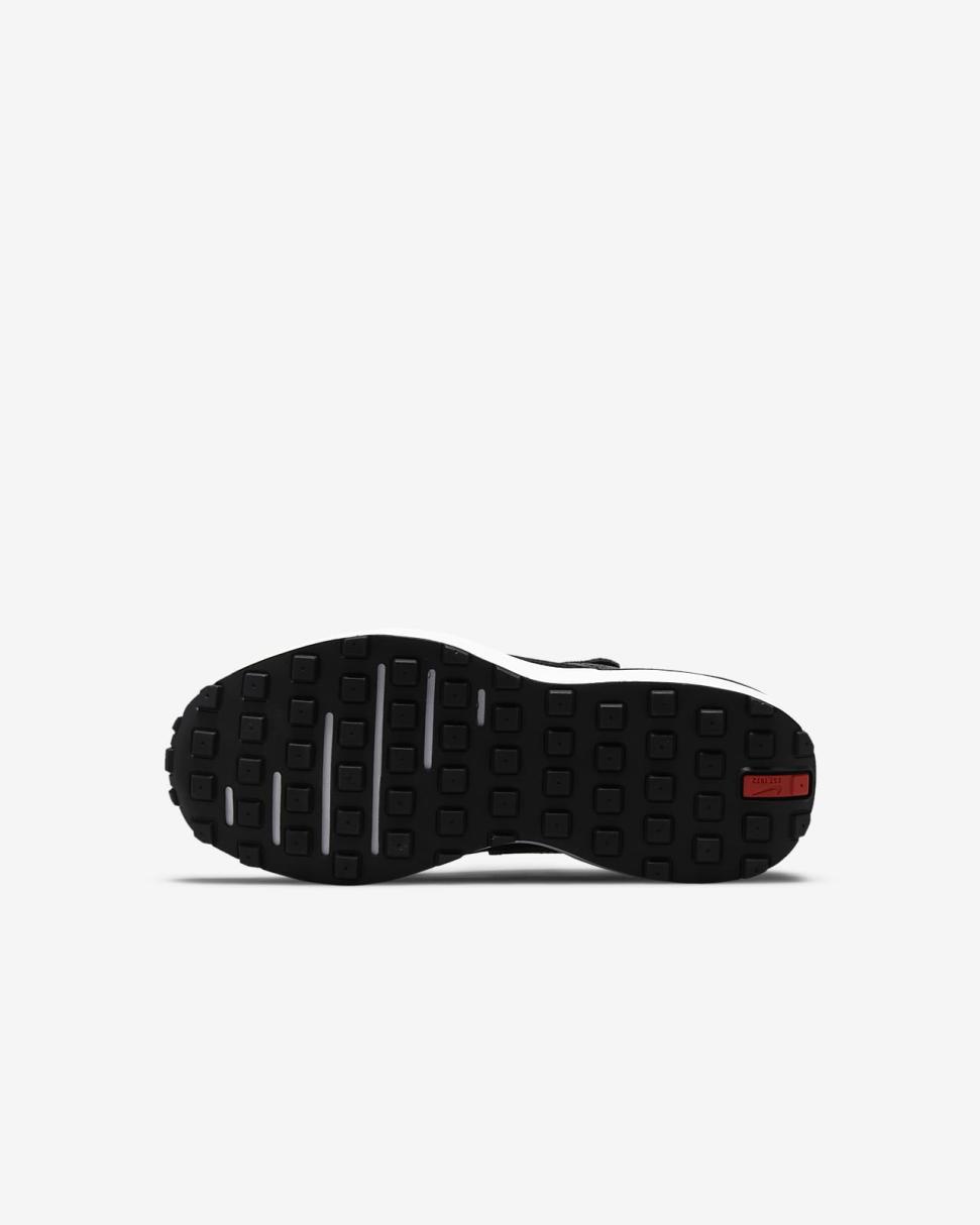 Nike Waffle One Black/White/Orange/Black | Kids Nike Lifestyle