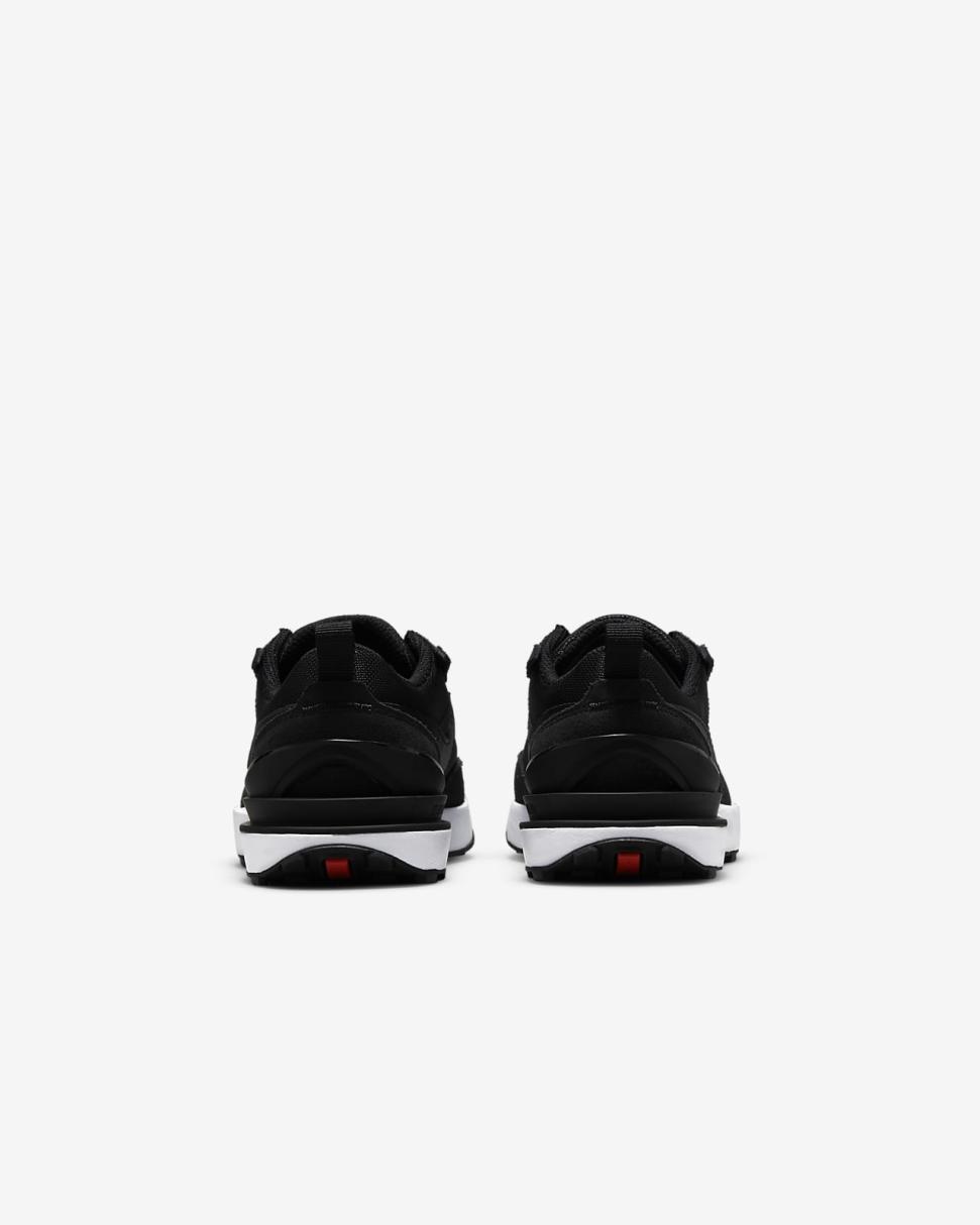 Nike Waffle One Black/White/Orange/Black | Kids Nike Lifestyle