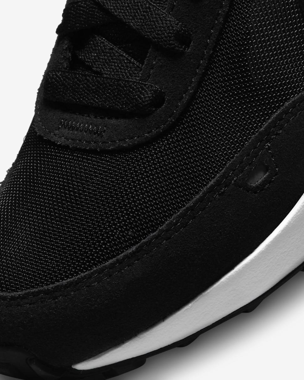 Nike Waffle One Black/White/Orange/Black | Kids Nike Lifestyle