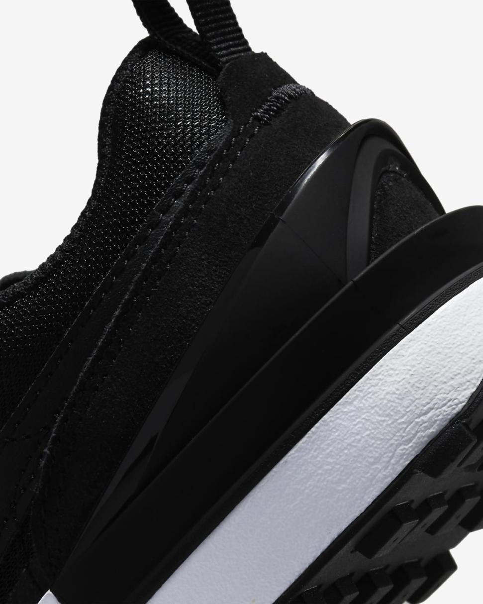 Nike Waffle One Black/White/Orange/Black | Kids Nike Lifestyle