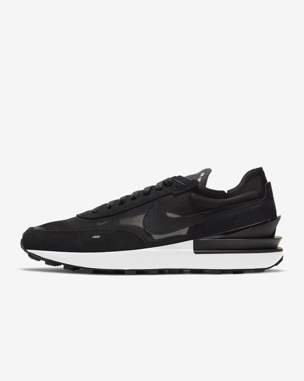 Nike Waffle One Black/White/Orange/Black | Mens Nike First Day Kicks