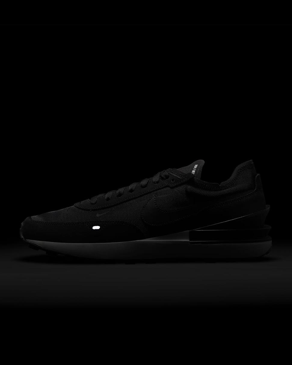 Nike Waffle One Black/White/Orange/Black | Mens Nike First Day Kicks