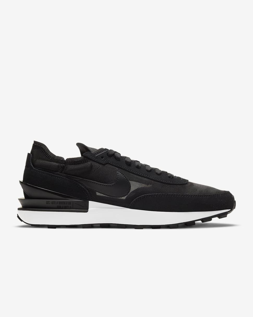 Nike Waffle One Black/White/Orange/Black | Mens Nike First Day Kicks