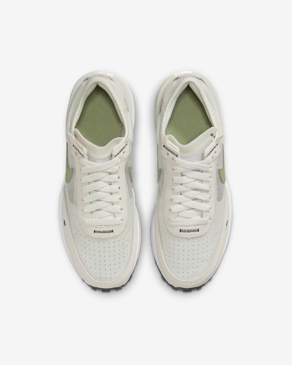 Nike Waffle One Light Bone/Phantom/White/Oil Green | Kids Nike Lifestyle