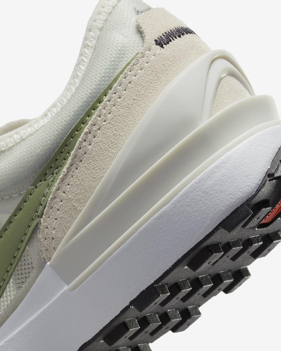 Nike Waffle One Light Bone/Phantom/White/Oil Green | Kids Nike Lifestyle