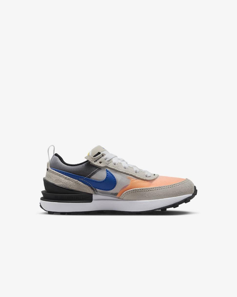 Nike Waffle One Light Bone/White/Black/Racer Blue | Kids Nike Lifestyle