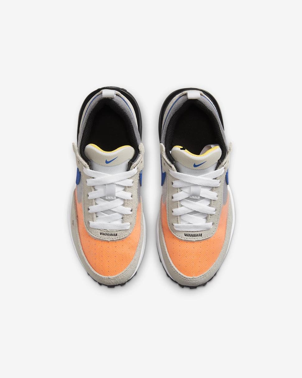 Nike Waffle One Light Bone/White/Black/Racer Blue | Kids Nike Lifestyle