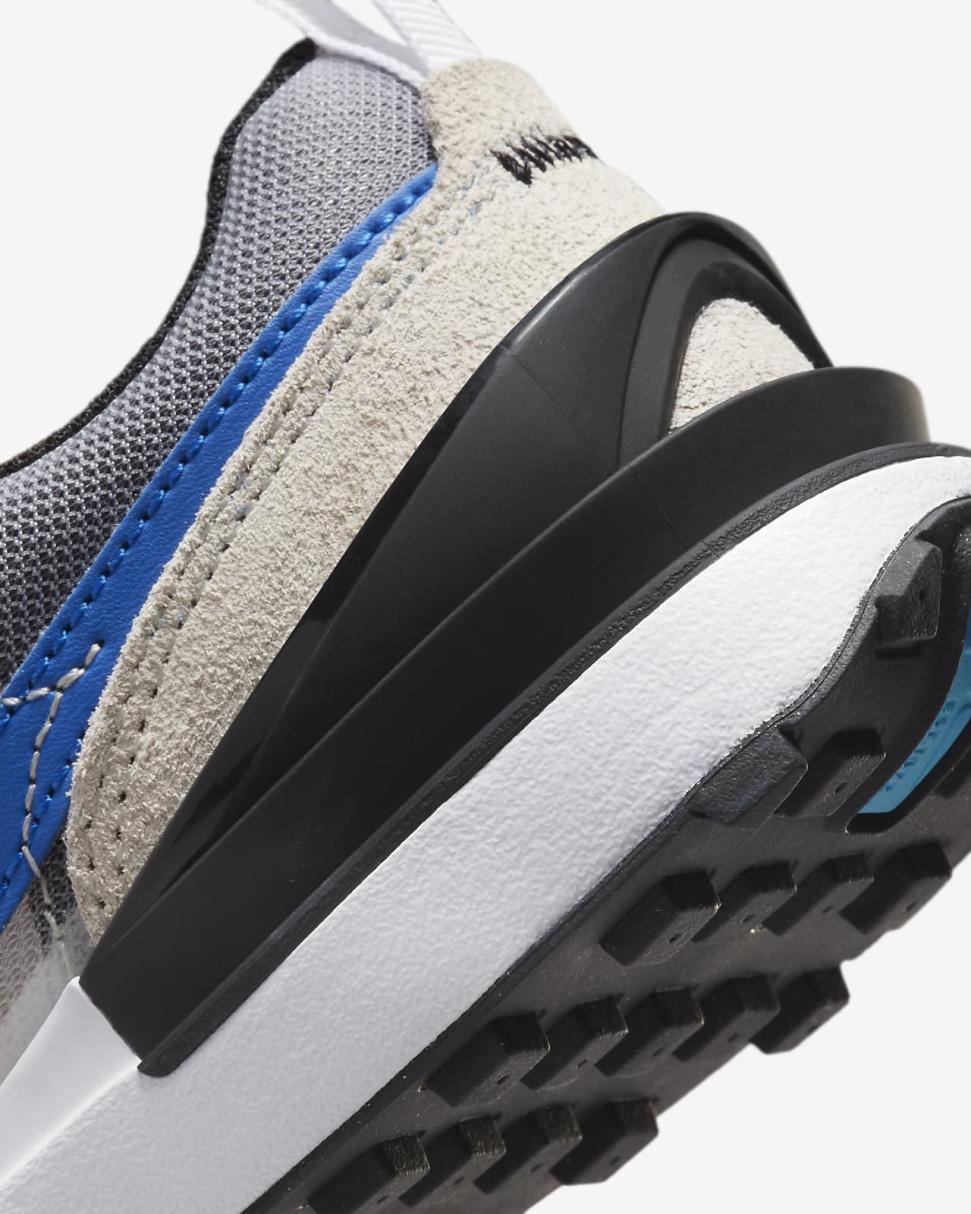 Nike Waffle One Light Bone/White/Black/Racer Blue | Kids Nike Lifestyle