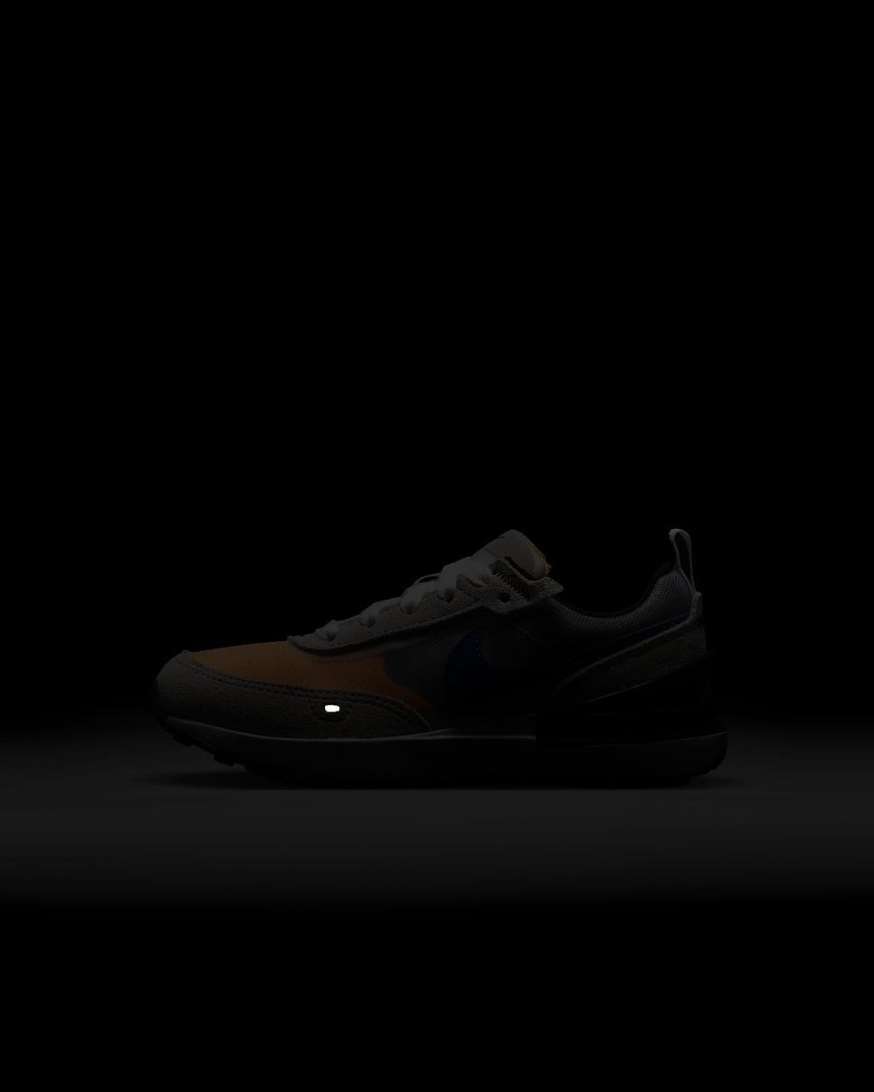 Nike Waffle One Light Bone/White/Black/Racer Blue | Kids Nike Lifestyle