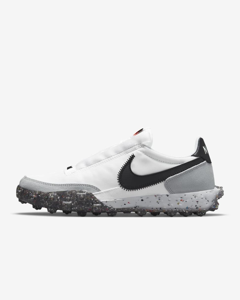 Nike Waffle Racer Crater Summit White/Photon Dust/Dark Grey/Black | Womens Nike First Day Kicks