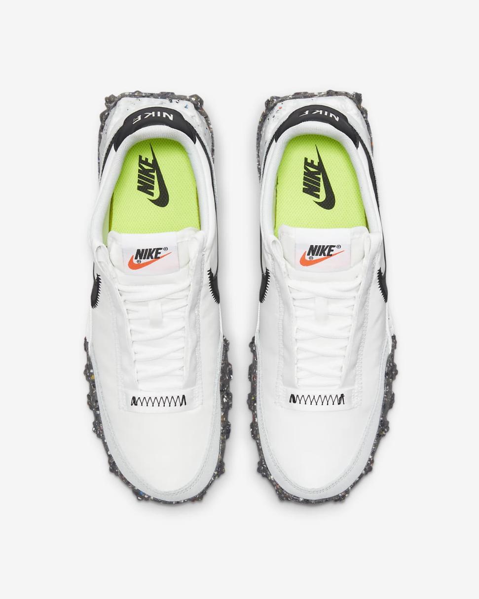 Nike Waffle Racer Crater Summit White/Photon Dust/Dark Grey/Black | Womens Nike First Day Kicks