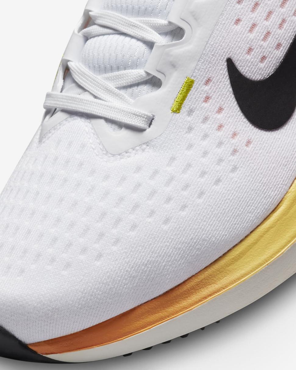 Nike Winflo 10 White/Citron Pulse/Vivid Orange/Black | Womens Nike First Day Kicks